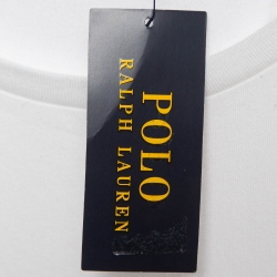 Pre Owned Ralph Lauren White Teddy Print Cotton Knit Crew Neck T-Shirt XL