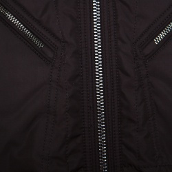 Pre Owned Ralph Lauren Black Zip Front Hooded Jacket S