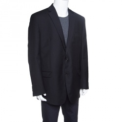 Pre Owned Lauren by Ralph Lauren Black Wool Tailored Blazer 3XL