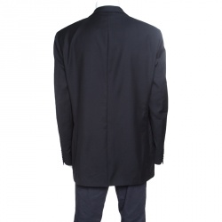 Pre Owned Lauren by Ralph Lauren Black Wool Tailored Blazer 3XL