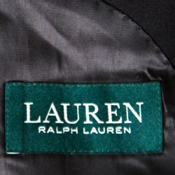 Pre Owned Lauren by Ralph Lauren Black Wool Tailored Blazer 3XL