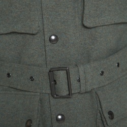 Pre Owned Ralph Lauren Green Wool 4 Pocket Harriot Jacket M