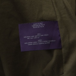 Pre Owned Ralph Lauren Green Wool 4 Pocket Harriot Jacket M