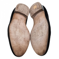 حذاء سليبرز رالف لورين سموكينغ قطيفة أحمر مقاس 39.5
