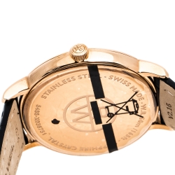 مملوكة مسبقًا Raymond Weil Silver Rose Gold Plated Stainless Steel Tocatta 5488 Men's Wristwatch 39 mm