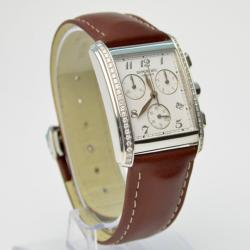 مملوكة مسبقًا Raymond Weil Diamond SS White Unisex Chronograph Wristwatch