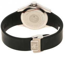 Pre Owned ساعة يد رجالية ريموند ويل تانغو ستانلس ستيل سوداء 37 مم