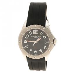 Raymond Weil Black Stainless Steel Tango Men's Wristwatch 37MM