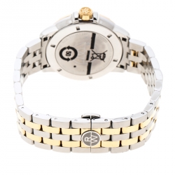 Pre Owned Raymond Weil White Two-Tone Stainless Steel Tango 8160 Men's Wristwatch 41 mm