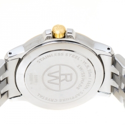Pre Owned ساعة يد رجالية ريموند ويل تانغو 5599 ستانلس ستيل لونين مينا بيضاء 39 مم