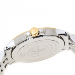 Pre Owned ساعة يد رجالية ريموند ويل تانغو 5599 ستانلس ستيل لونين مينا بيضاء 39 مم