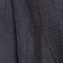 Rick Owens Limo FW'17 Grey Merino Wool Draped High Low Cardigan L