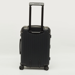 مملوكة مسبقًا Rimowa Black Distinct Black Leather Cabin Suitcase