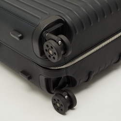 مملوكة مسبقًا Rimowa Black Distinct Black Leather Cabin Suitcase