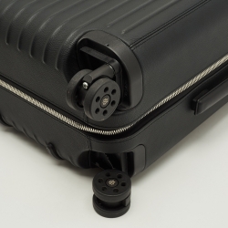 مملوكة مسبقًا Rimowa Black Distinct Black Leather Cabin Suitcase