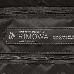 مملوكة مسبقًا Rimowa Black Distinct Black Leather Cabin Suitcase