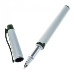 Roberge Orbite 2 Diamond Grey and Opal Green Aluminium Rollerball Pen