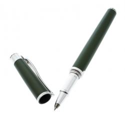 Roberge Orbite 2 Crystal Olive Green Aluminium Rollerball Pen