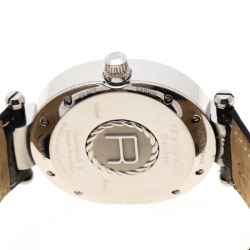 Pre Owned ساعة يد رجالية روبيرجيه أندروميد II دوبل ريفيرس دي مارش 10112400 ستانلس ستيل رصاصية فضية 33 مم