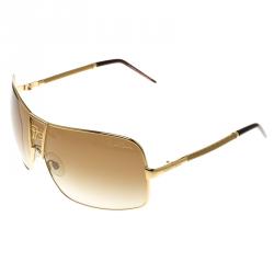 Roberto Cavalli Gold/Black 319 Areopago Shield Sunglasses