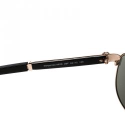 Pre Owned Roberto Cavalli Gold 892S Gorgonea Aviator Sunglasses