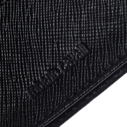 Pre Owned Roberto Cavalli Black Leather Card Holder