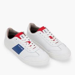 Pre Owned Roberto Cavalli White Spacestar Leather Sneakers Size EU 41