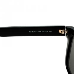 Roberto Cavalli Black 834S Square Sunglasses