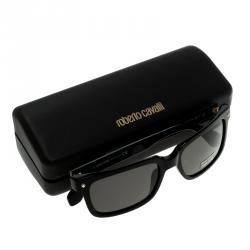 Roberto Cavalli Black 834S Square Sunglasses