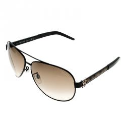 Roberto Cavalli Black Gorgonea 892S Aviator Sunglasses