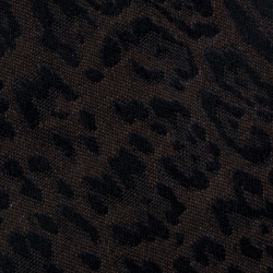Roberto Cavalli Brown Leopard Print Canvas and Leather Card Case