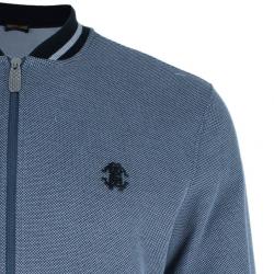 Pre Owned Roberto Cavalli Grey Logo Men's Track Suit L