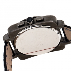 Pre Owned Roberto Cavalli Black PVD Coated Stainless Steel Bohemienne Men's Wristwatch 40 mm