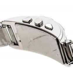 Pre Owned Roberto Cavalli Grey Stainless Steel Eson R7253955025 Men's Wristwatch 31 mm