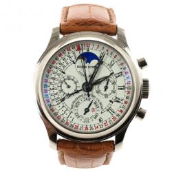 Pre Owned Roger Dubuis Hommage 18k White Gold Mens Wristwatch 40 MM