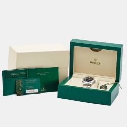 Pre Owned Rolex Black Oystersteel Air-King 116900-0001 Men's Wristwatch 40 mm