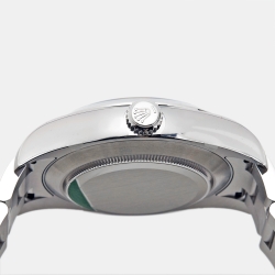 Pre Owned Rolex Black Oystersteel Air-King 116900-0001 Men's Wristwatch 40 mm