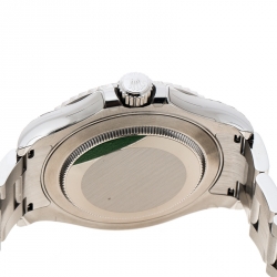 مملوكة مسبقًا Rolex Blue Stainless Steel Oyster Perpetual Yacht-Master 116622 Men's Wristwatch 40 mm