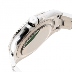 مملوكة مسبقًا Rolex Blue Stainless Steel Oyster Perpetual Yacht-Master 116622 Men's Wristwatch 40 mm