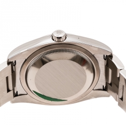 Pre Owned Rolex Black Stainless Steel Oyster Perpetual 36 116000 Men's Wristwatch 36 mm