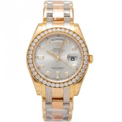 Rolex Tridor Gold Pearlmaster Special Edition Daydate Watch 39MM