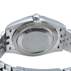 Pre Owned Rolex White Stainless Steel Datejust M126300-0016 Men's Wristwatch 41 mm