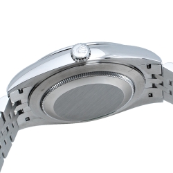 Pre Owned Rolex White Stainless Steel Datejust M126300-0016 Men's Wristwatch 41 mm