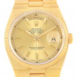 Rolex Champagne 18K Yellow Gold President Day-Date Men's Wristwatch 36MM