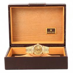 Rolex Champagne 18K Yellow Gold President Day-Date Men's Wristwatch 36MM