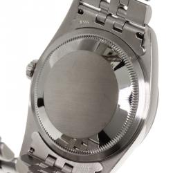 مملوكة مسبقًا ساعة يد رجالية رولكس ديت جست ستانلس ستيل فضية 36 مم