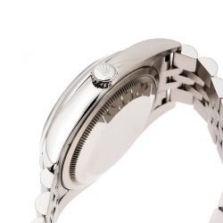 مملوكة مسبقًا Rolex Blue Stainless Steel Datejust 36 116200BLSO Men's Wristwatch 36 mm