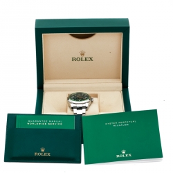Pre Owned Rolex Blue Stainless Steel Milgauss 11600GW Men's Wristwatch 40 mm