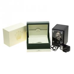 Pre Owned Rolex Black 18K Yellow Gold Stainless Steel Oyster Perpetual Submariner 116613 Men's Wristwatch 40 mm