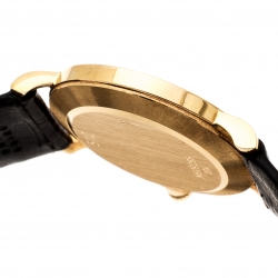 Pre Owned Rolex Cream 18K Yellow Gold Cellini 5112 Men's Wristwatch 32 mm